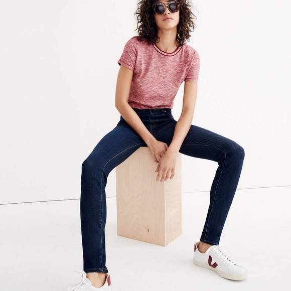 Madewell 9" High-Rise Skinny Jeans Larkspur Wash - Picture 1 of 4
